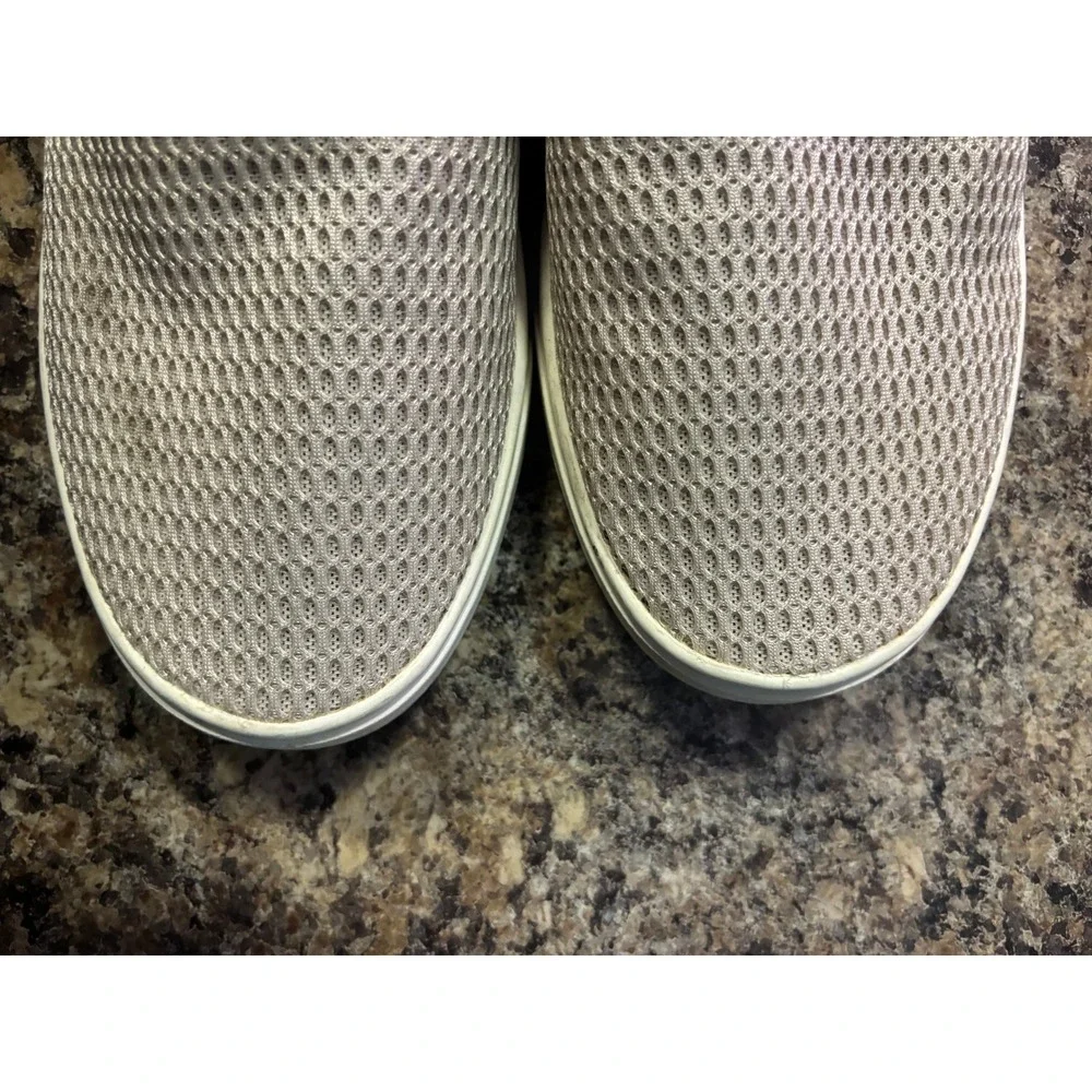 Olukai Pehuea Womens Mesh Slip On Sneakers Pale Grey 20271-2020 Size 9.5